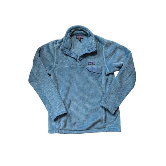 Patagonia Sweaters - Patagonia Fuzzy Fleece Pull Over jacket/sweatshirt; Women's Medium; Teal